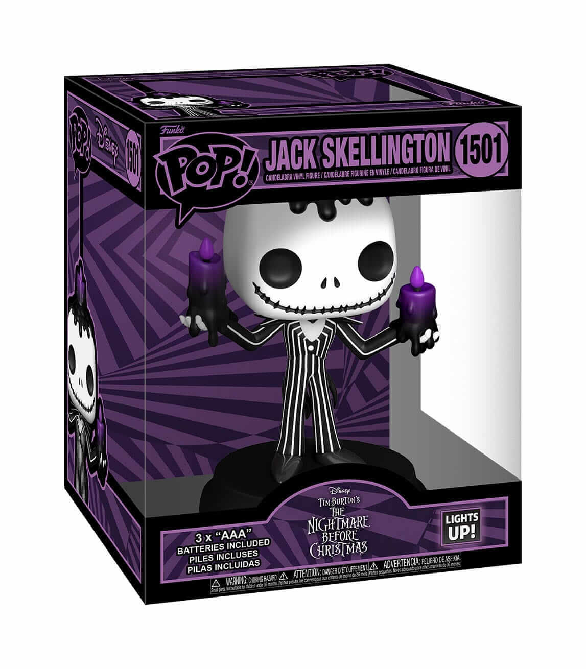 The Nightmare Before Christmas - Jack Skellington (SFX & Lights Up!) (15) Funko Pop! Jack Skeletron Vinyl Figure 15 cm