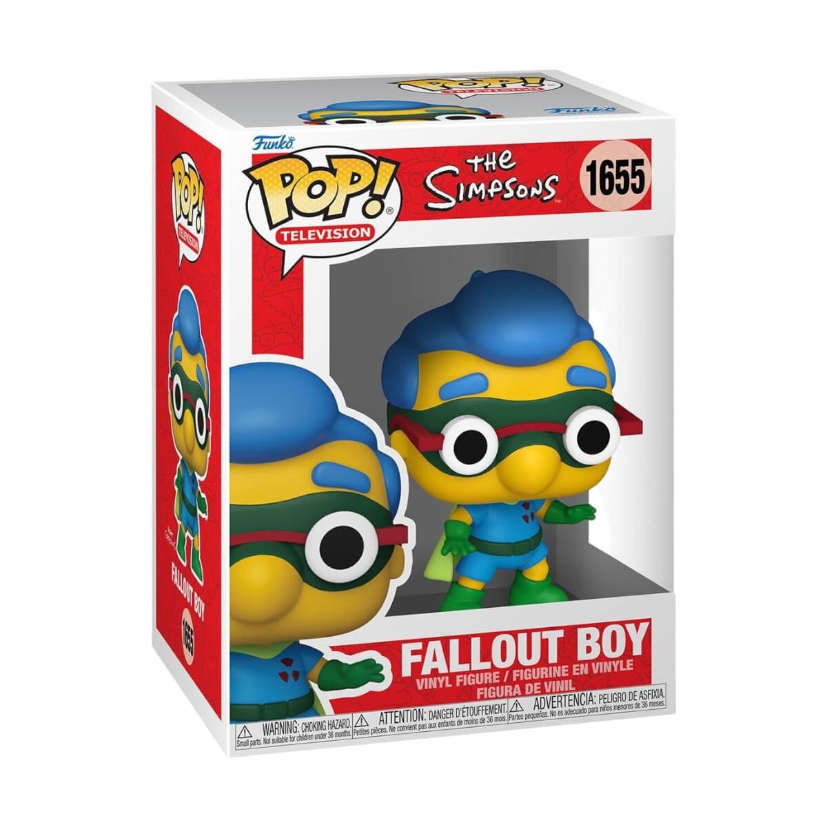 The Simpsons - Milhouse Van Houten as Fallout Boy (1655) Funko Pop! Television Vinyl Figure 9 cm
