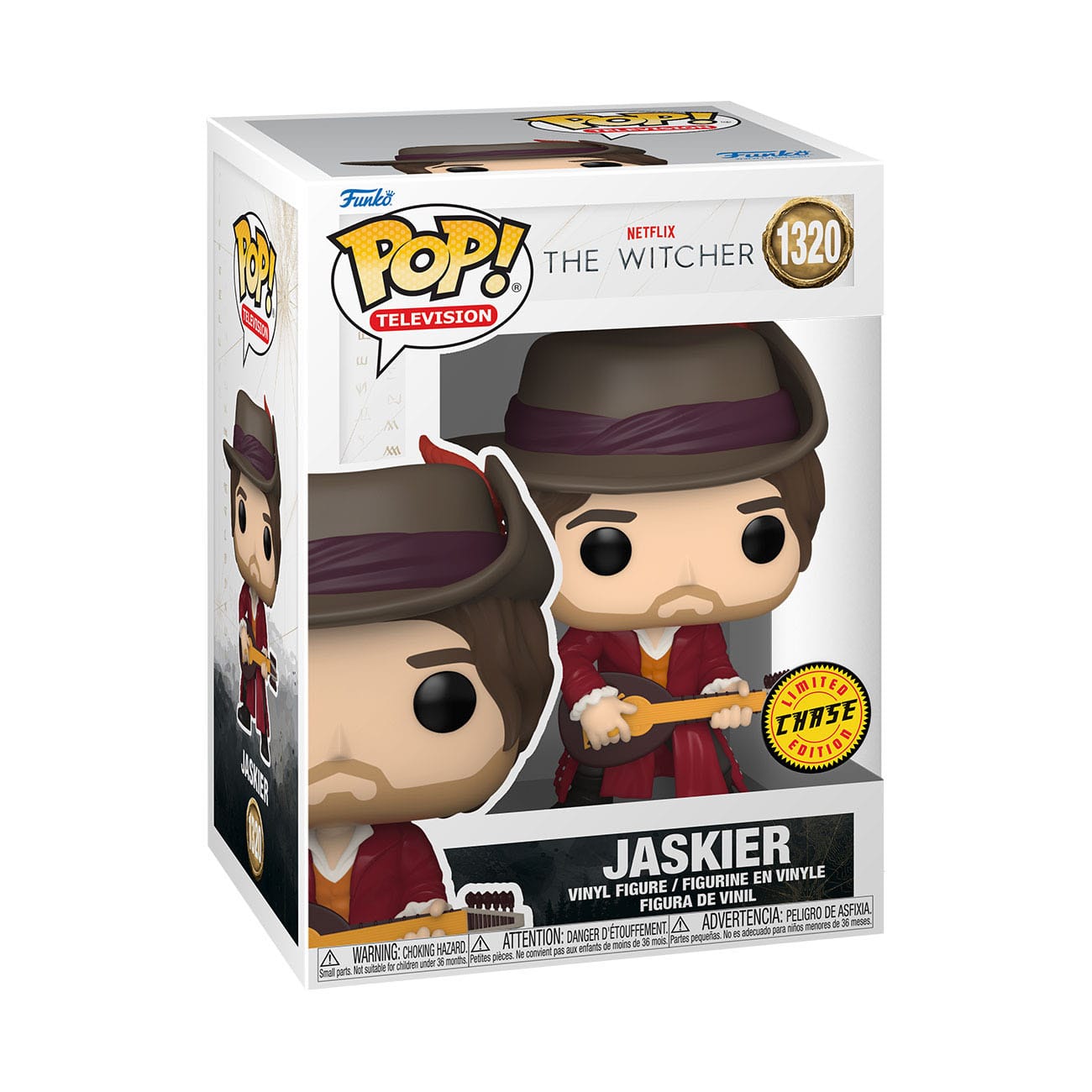 The Witcher - Jaskier CHASE (1320) Funko Pop! Television Netflix TV Ranuncolo Vinyl Figure 9 cm