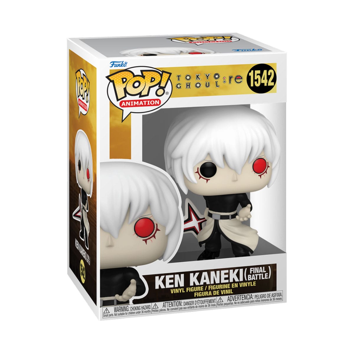 Tokyo Ghoul:re - Ken Kaneki (Final Battle) (1542) Funko Pop! Animation Anime Vinyl Figure 9 cm
