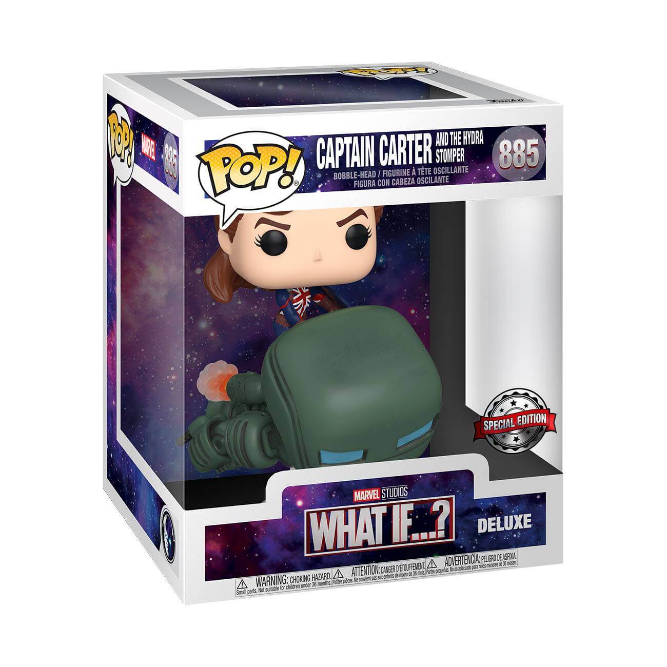 What If...? - Captain Peggy Carter and the Hydra Stomper (885) Special Edition Funko Pop! Marvel Vinyl Figure 15 cm