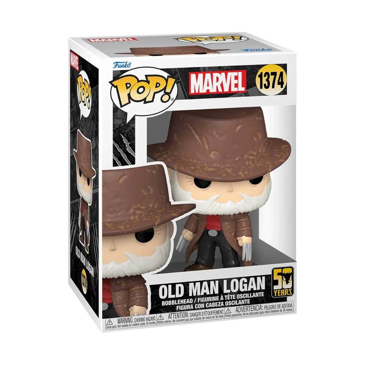 Wolverine 50 Years - Old Man Logan (1374) Funko Pop! Marvel Vinyl Figure 10 cm