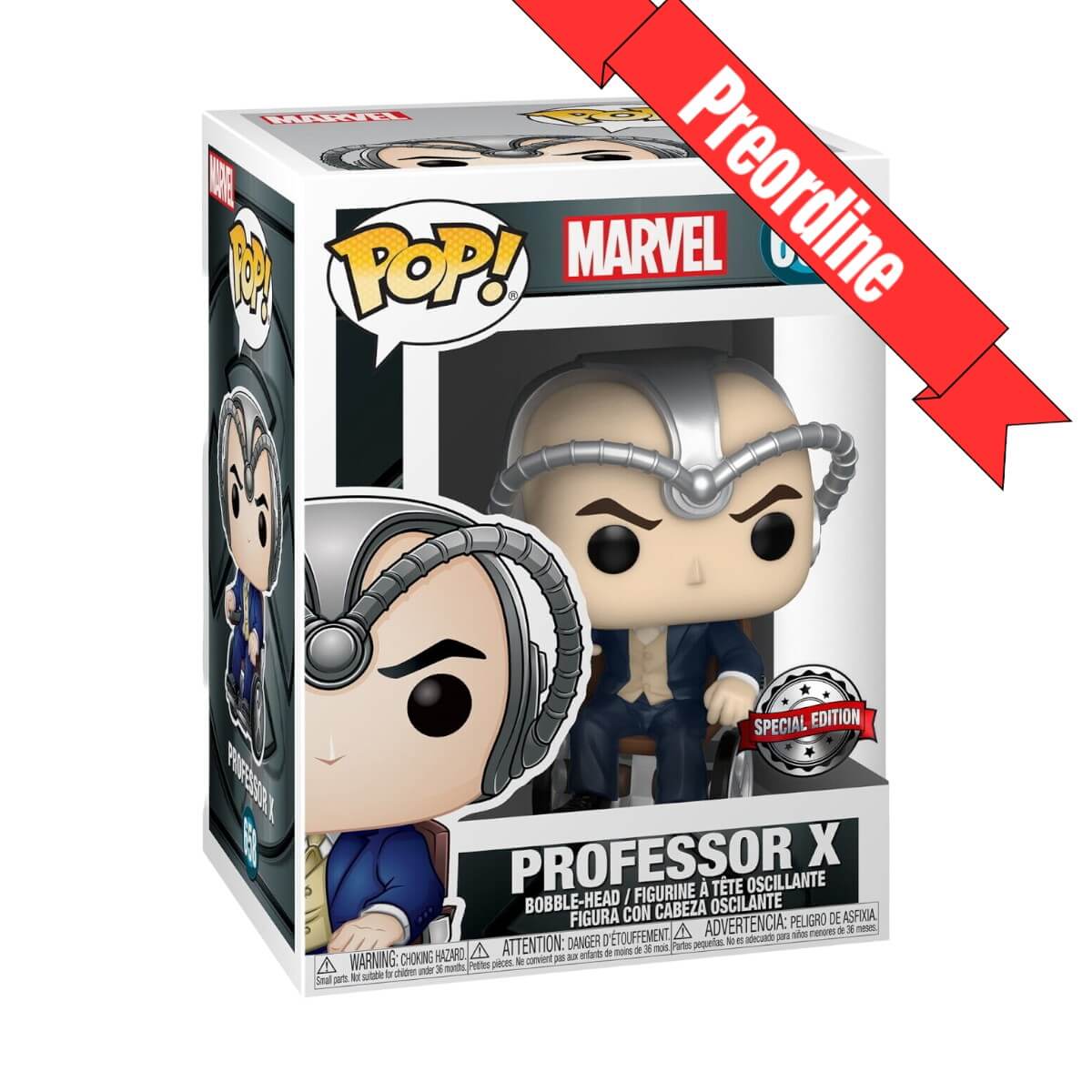 X-Men - Professor X with Cerebro (658) Special Edition Funko Pop! Marvel Charles Xavier Vinyl Figure 9 cm