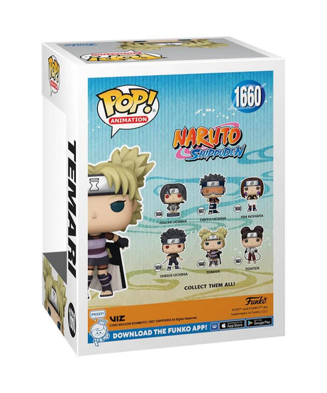 Naruto Shippuden - Temari Nara with Fan (1660) Funko Pop! Animation Anime Vinyl Figure 11 cm