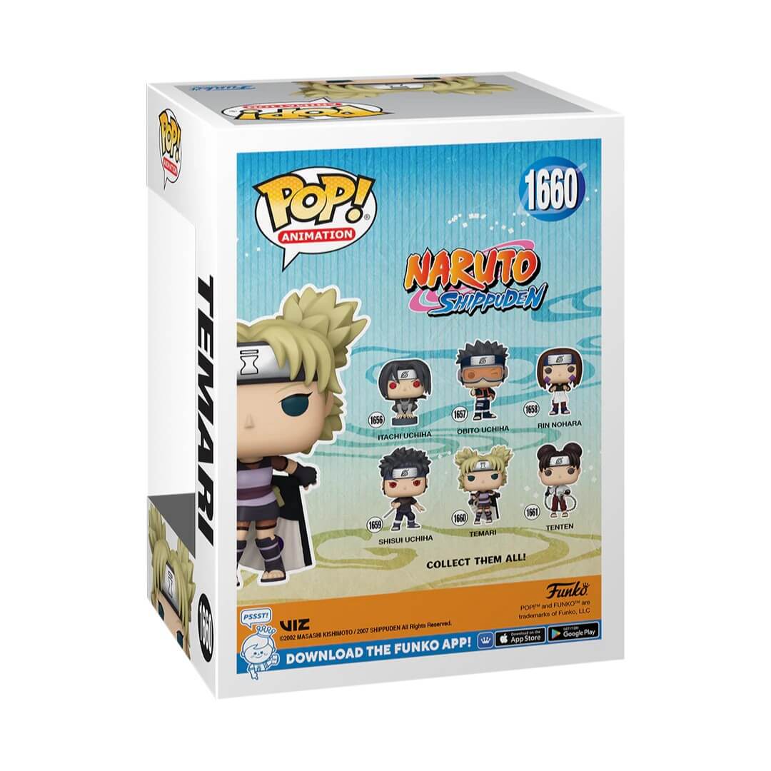 Naruto Shippuden - Temari Nara with Fan (1660) Funko Pop! Animation Anime Vinyl Figure 11 cm