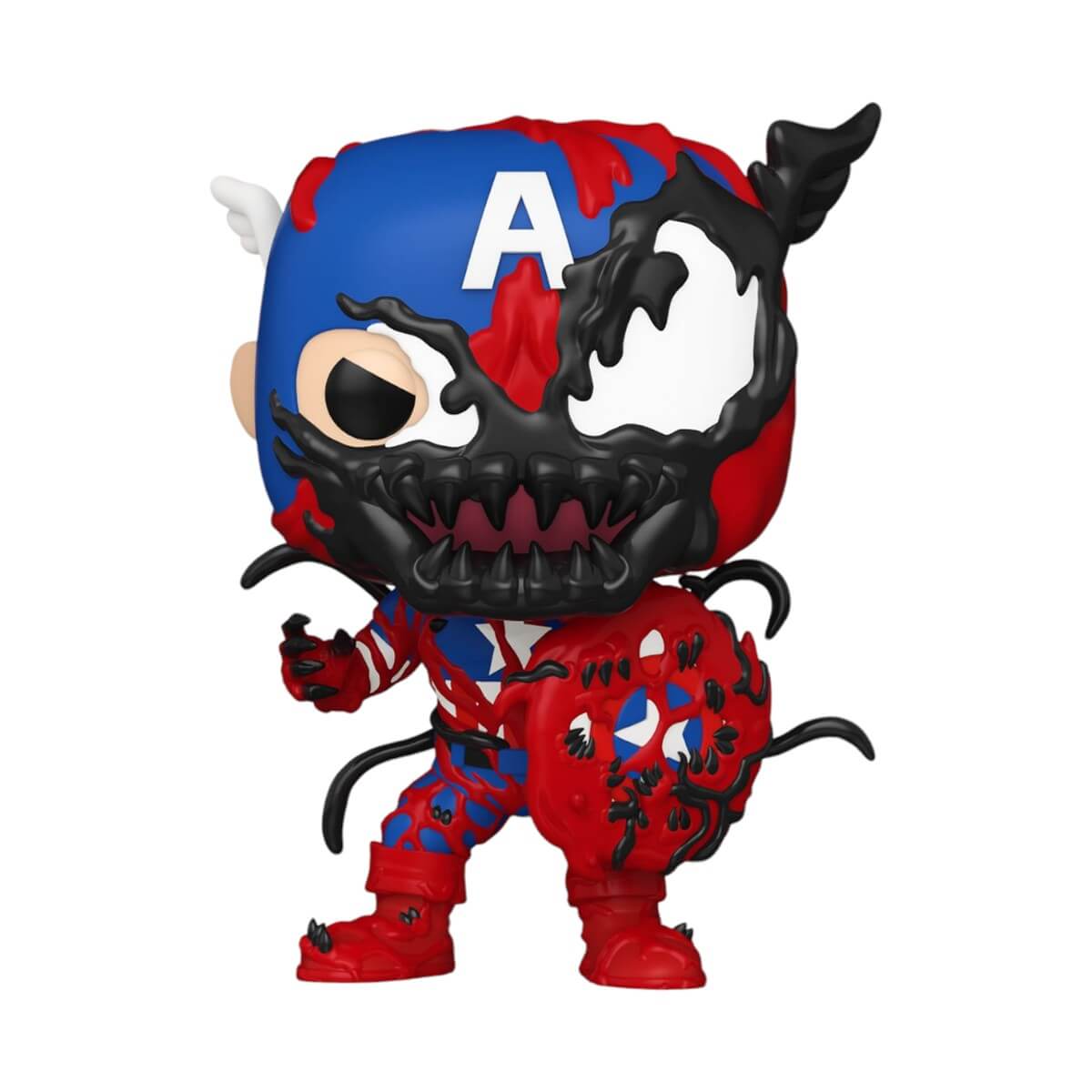 Absolute Carnage - Carnage Captain America (1436) Funko Pop! Marvel Carnageized Vinyl Figure 9 cm