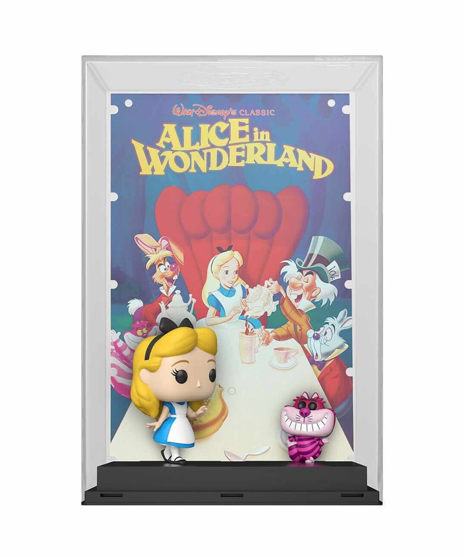 Disney Movie Posters - Alice with Cheshire Cat (11) Funko Pop! Disney 100th Anniversary Alice in Wonderland Figure 9 cm