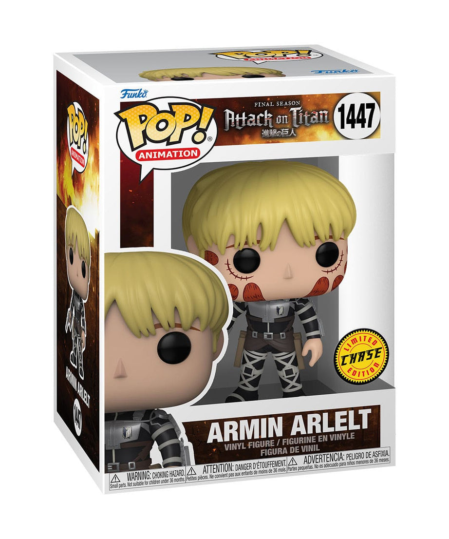 Attack on Titan - Armin Arlelt CHASE (1447) Funko Pop! Animation Anime Vinyl Figure 9 cm