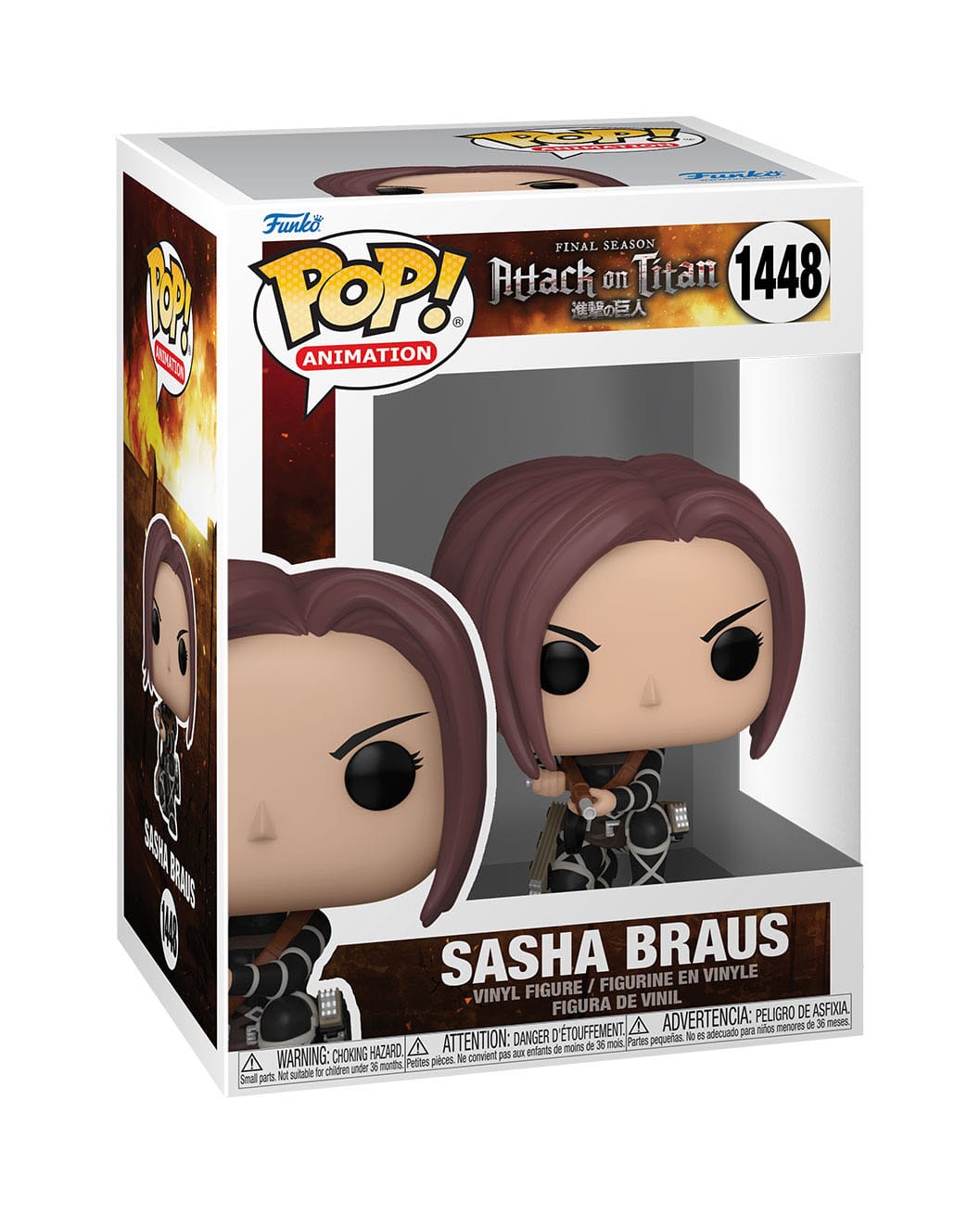 Attack on Titan - Sasha Braus (1448) Funko Pop! Animation Anime Sasha Blouse Vinyl Figure 9 cm