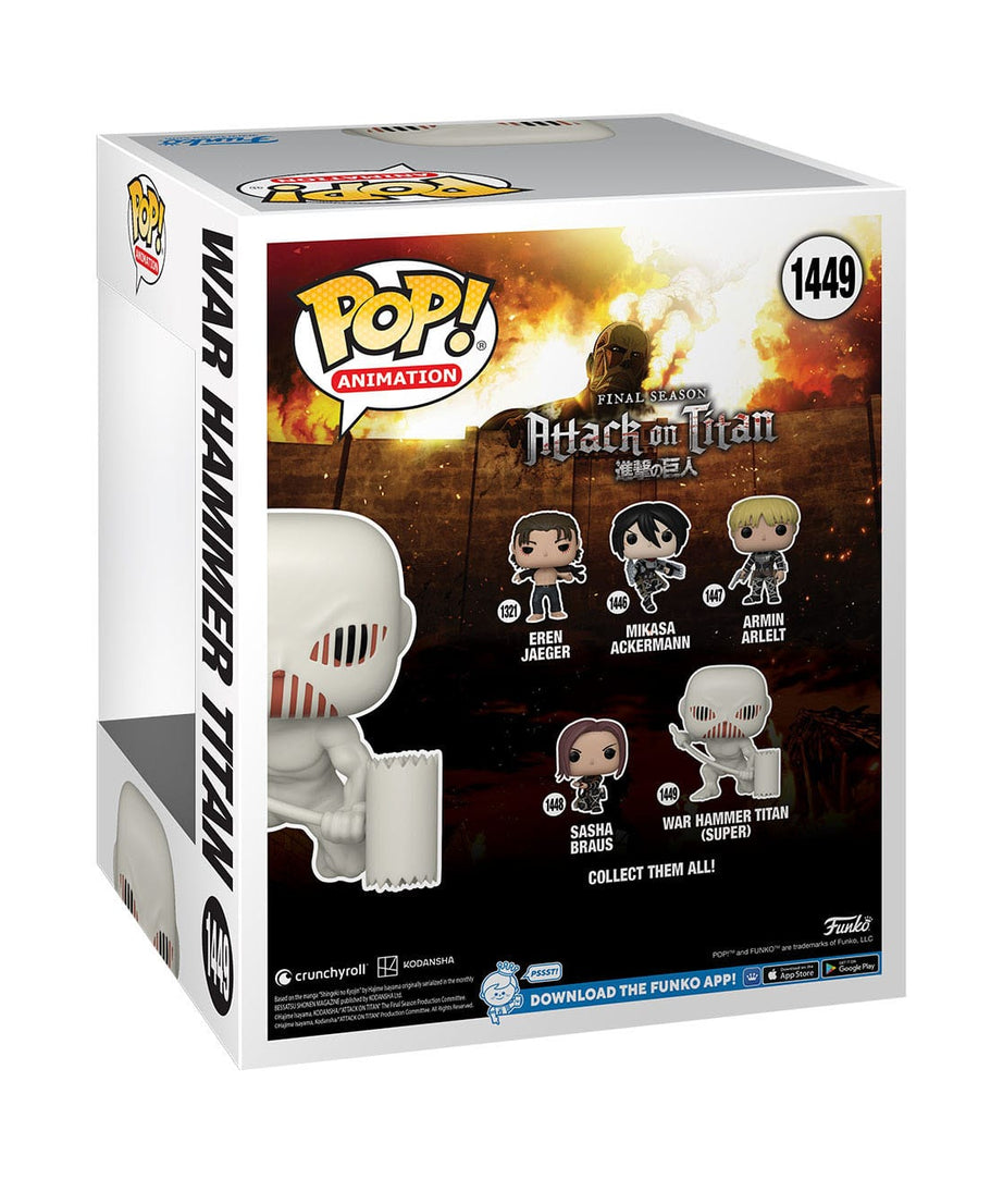 Attack on Titan - War Hammer Titan (Oversized) (1449) Funko Pop! Animation Anime Vinyl Figure 15 cm