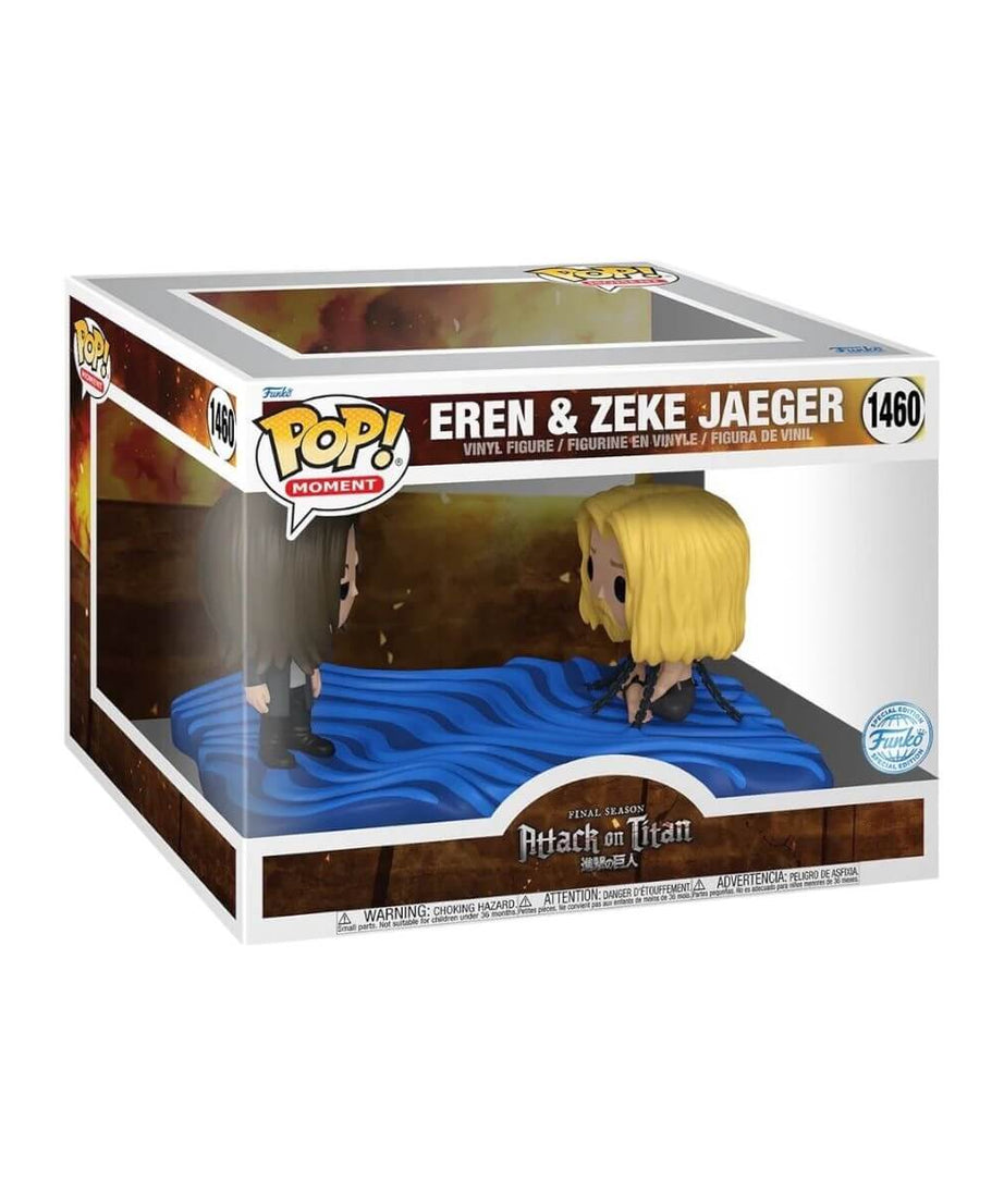 Attack on Titan Moments - Eren & Zeke Jaeger (1460) Special Edition Funko Pop! Animation Anime Vinyl Figure 9 cm
