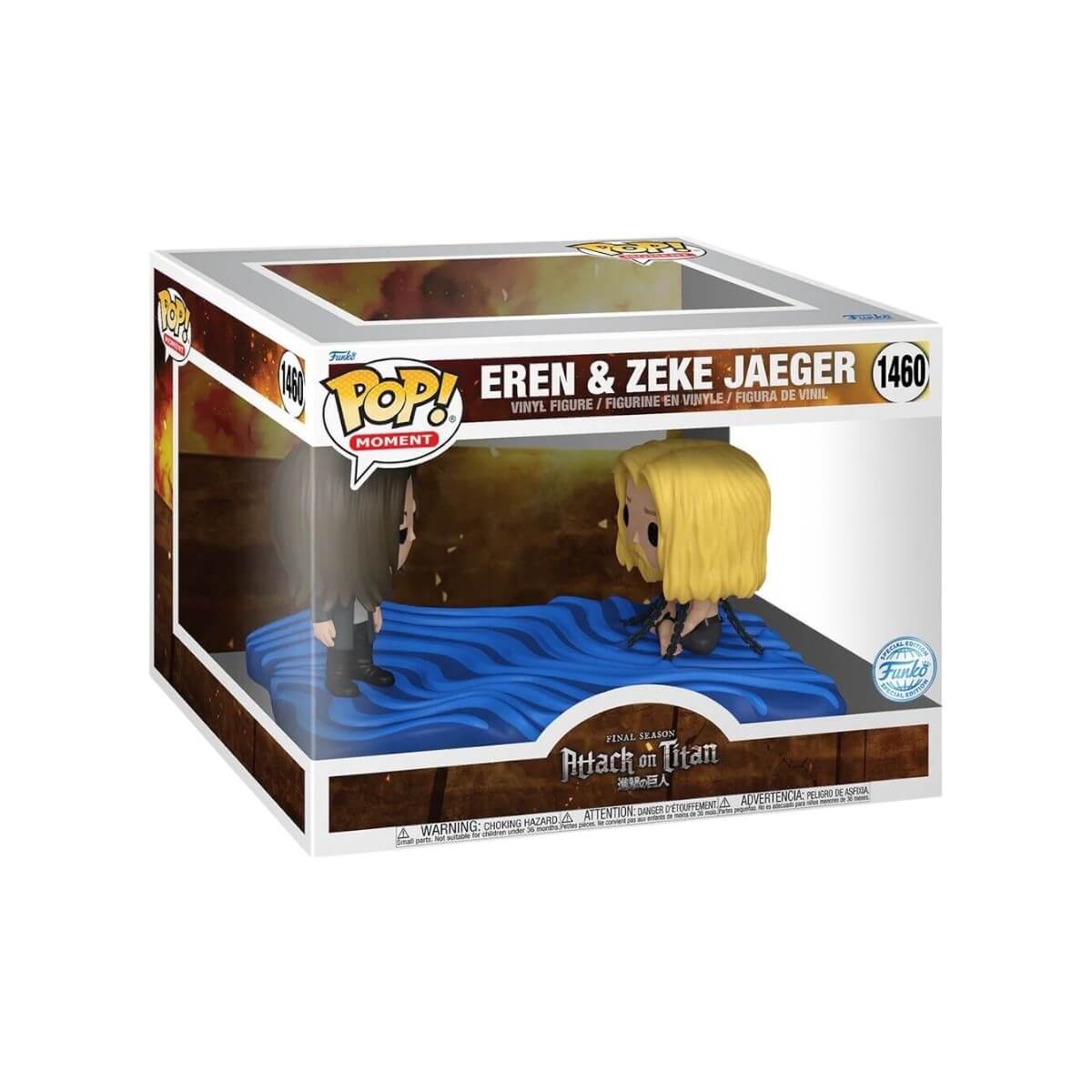 Attack on Titan Moments - Eren & Zeke Jaeger (1460) Special Edition Funko Pop! Animation Anime Vinyl Figure 9 cm