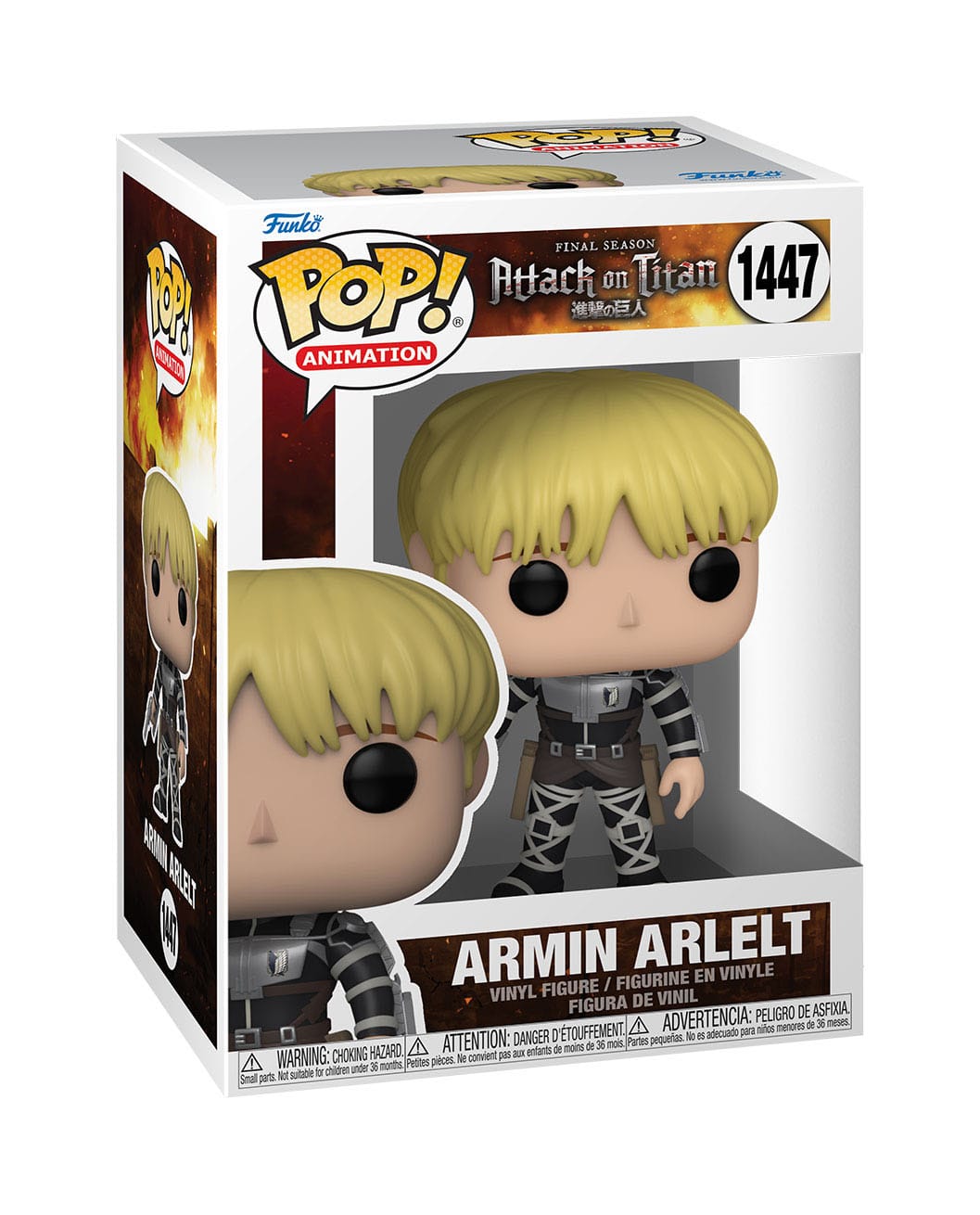 Attack on Titan - Armin Arlelt (1447) Funko Pop! Animation Anime Vinyl Figure 9 cm