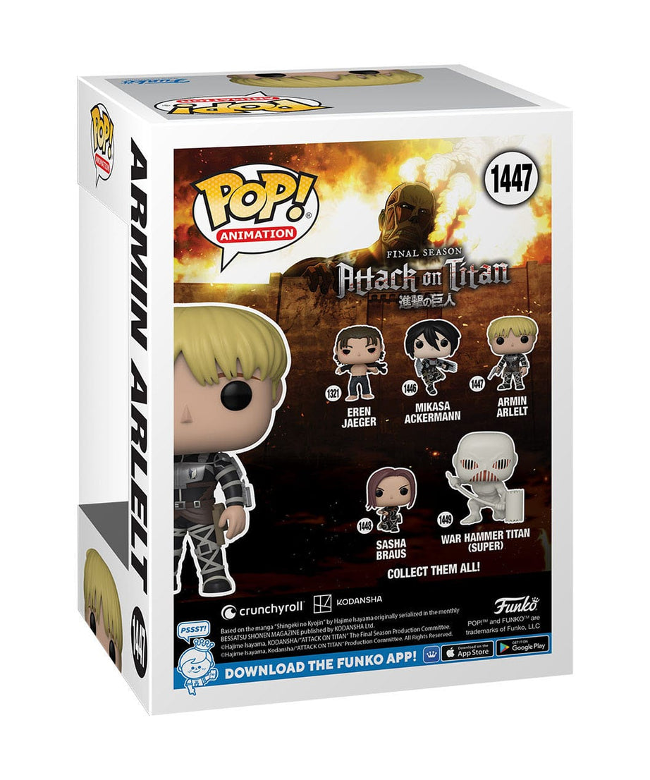Attack on Titan - Armin Arlelt (1447) Funko Pop! Animation Anime Vinyl Figure 9 cm