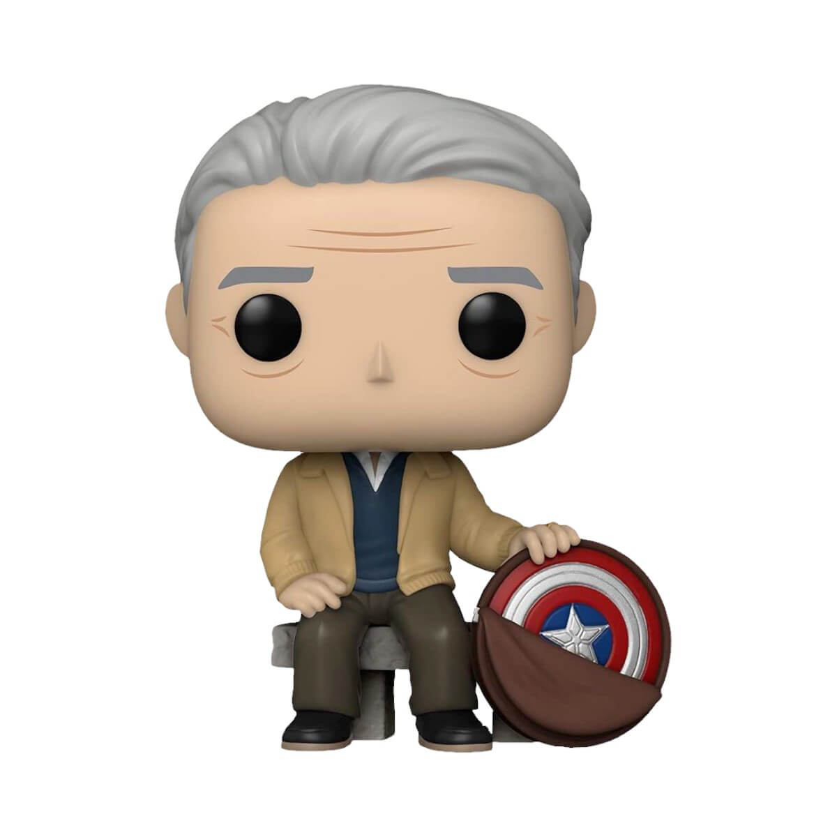 Avengers: Endgame - Old Man Steve (Year of the Shield) (915) Funko Pop! Marvel 80th Anniversary Vinyl Figure 9 cm