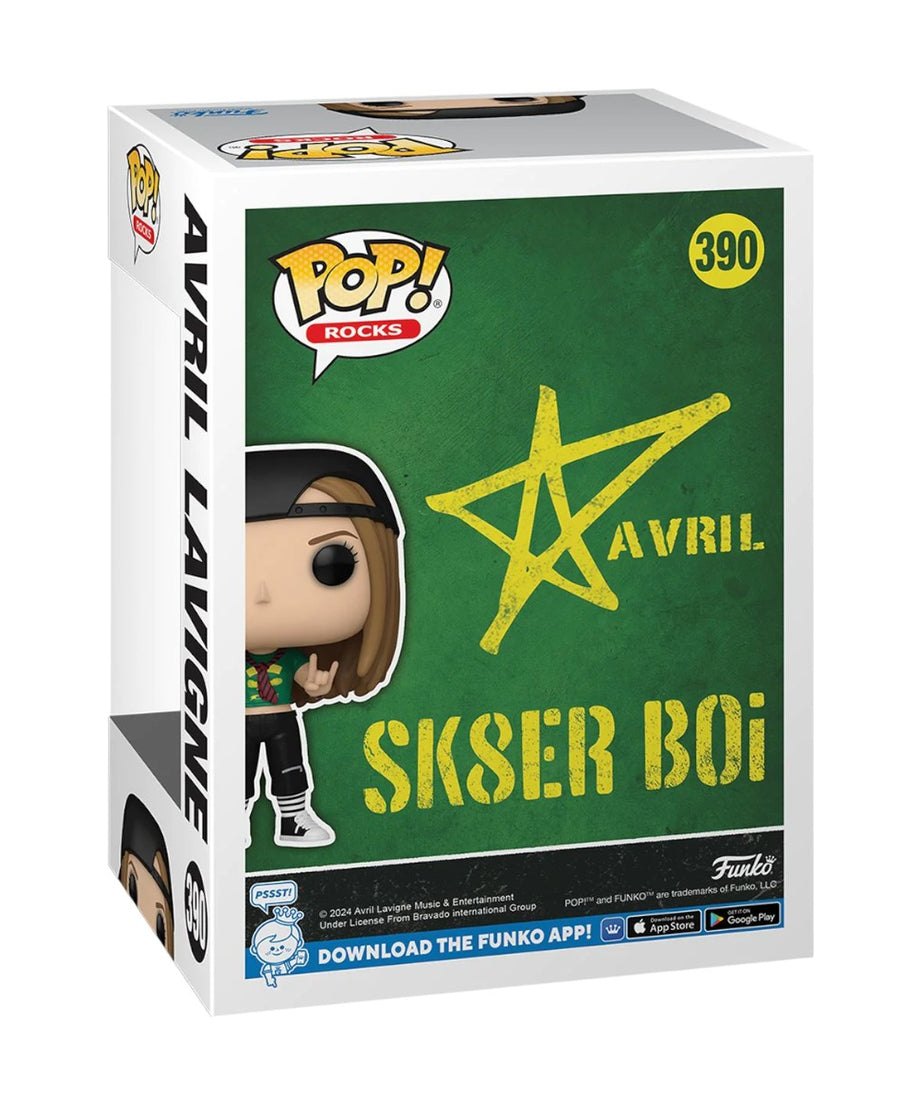Avril Lavigne - Avril Lavigne (Sk8er Boi) (390) Funko Pop! Rocks Music Vinyl Figure 9 cm