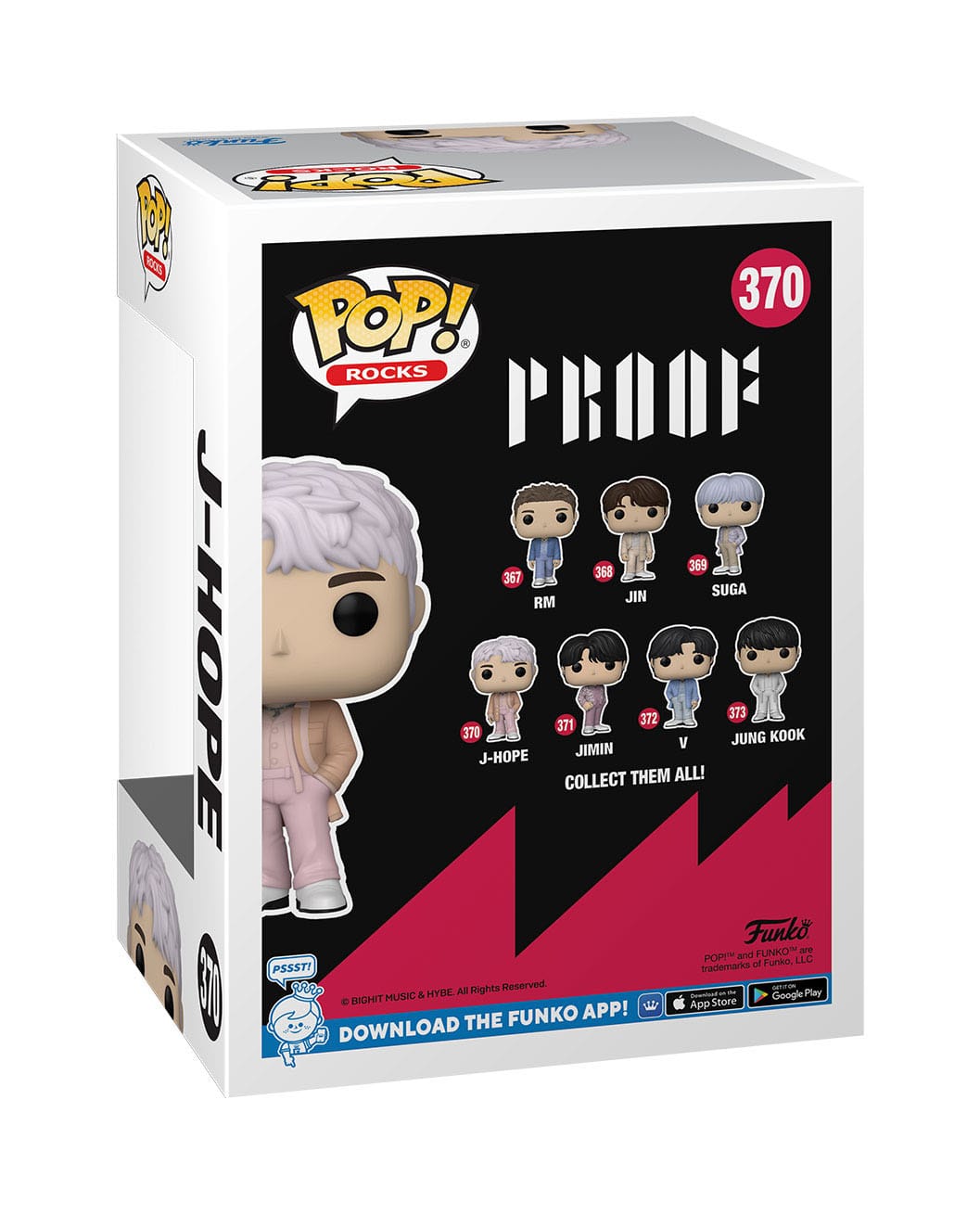 BTS - J-Hope (370) Funko Pop! Rocks K-Pop Music Vinyl Figure 9 cm