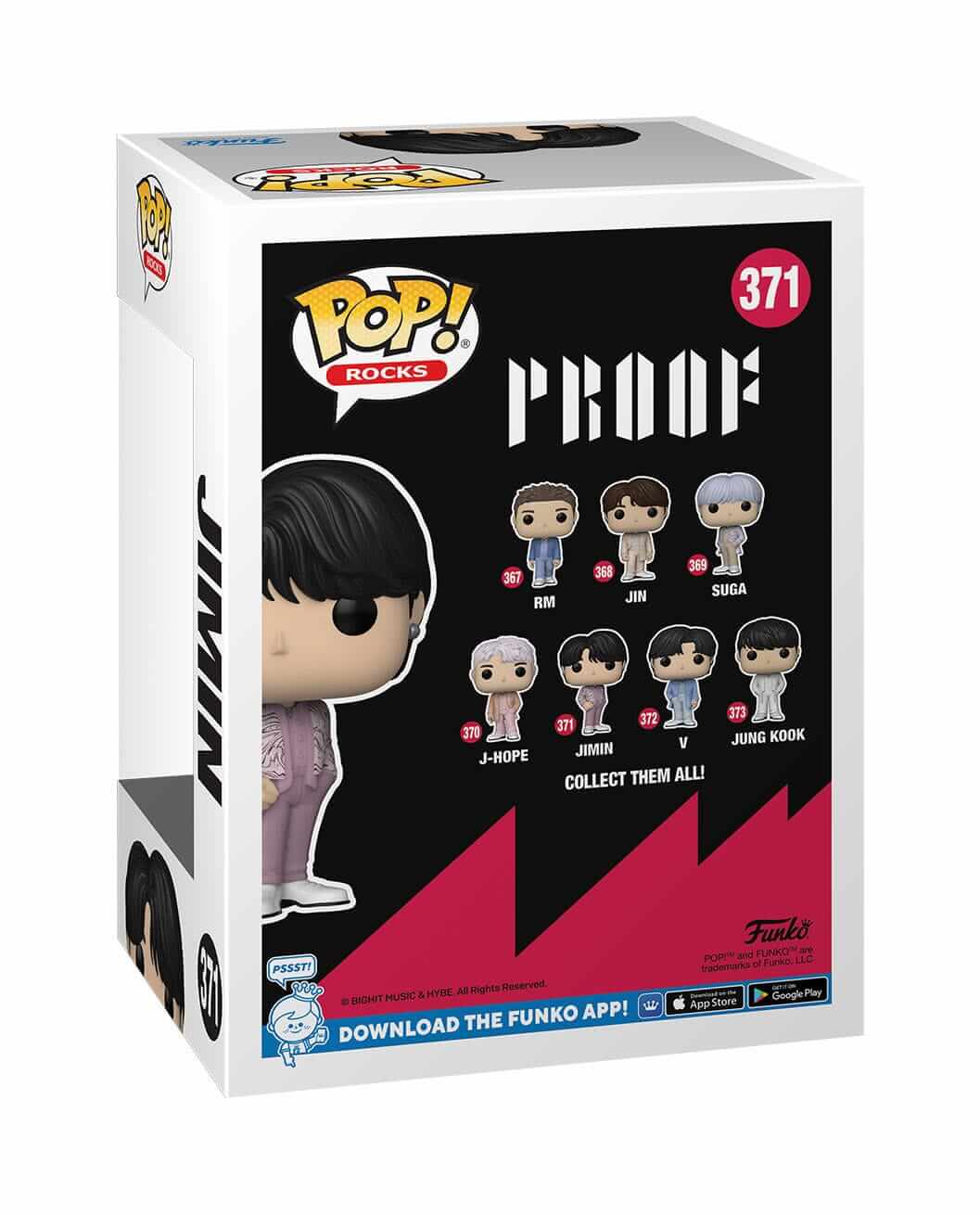 BTS - Jimin (371) Funko Pop! Rocks Music Vinyl Figure 9 cm