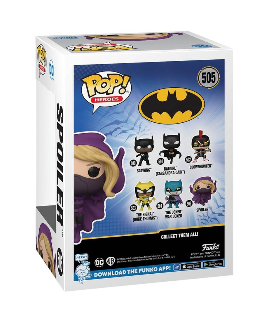 Batman War Zone - Spoiler (Stephanie Brown) (505) Funko Pop! Heroes DC Vinyl Figure 9 cm