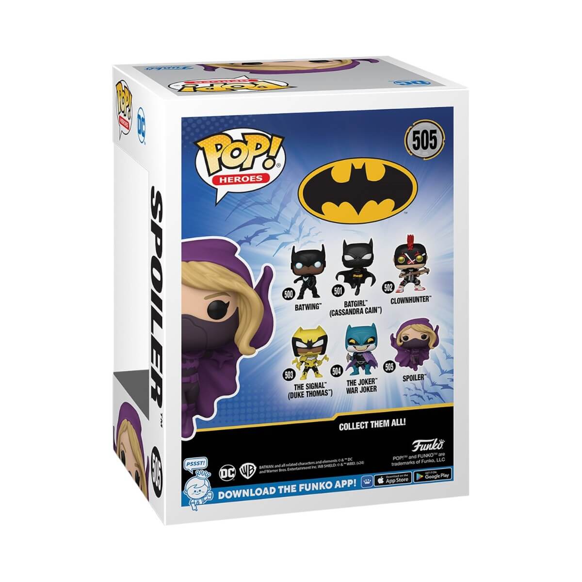 Batman War Zone - Spoiler (Stephanie Brown) (505) Funko Pop! Heroes DC Vinyl Figure 9 cm