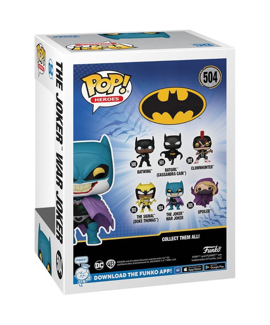 Batman War Zone - The Joker (504) Funko Pop! Heroes DC Vinyl Figure 9 cm