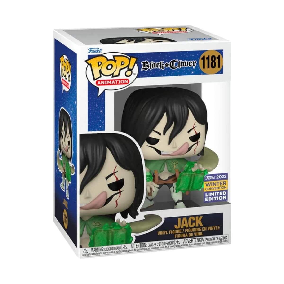 Black Clover - Jack the Ripper (2022 Winter Conv. Limited Edition) (1181) Funko Pop! Animation Anime Vinyl Figure 9 cm