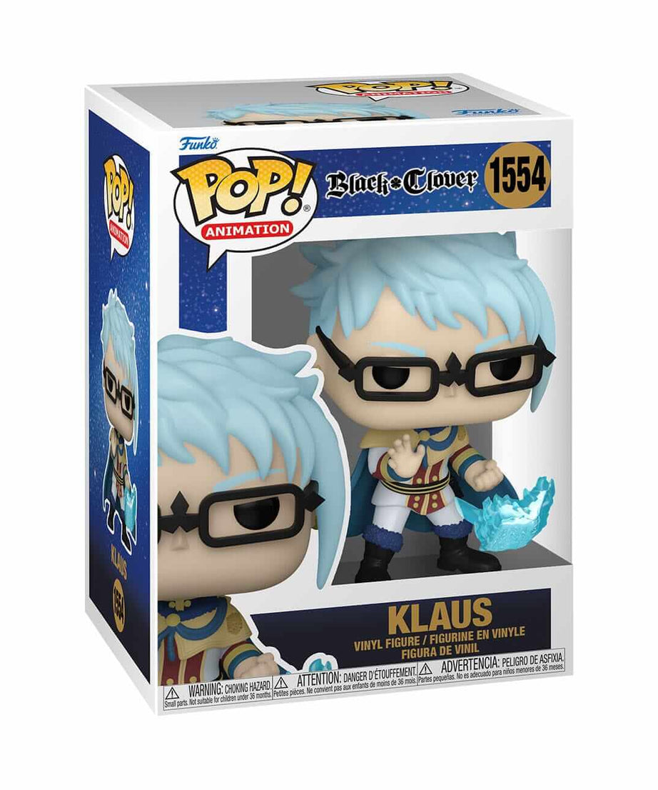 Black Clover - Klaus Lunettes (1554) Funko Pop! Animation Anime Vinyl Figure 10 cm