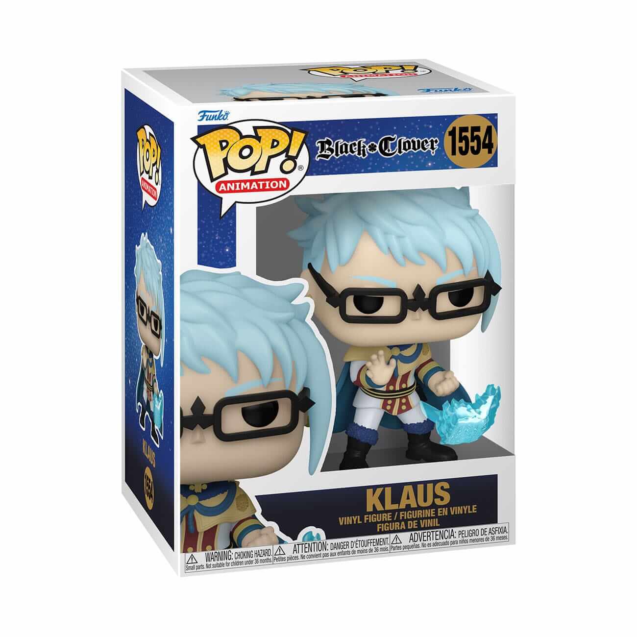 Black Clover - Klaus Lunettes (1554) Funko Pop! Animation Anime Vinyl Figure 10 cm