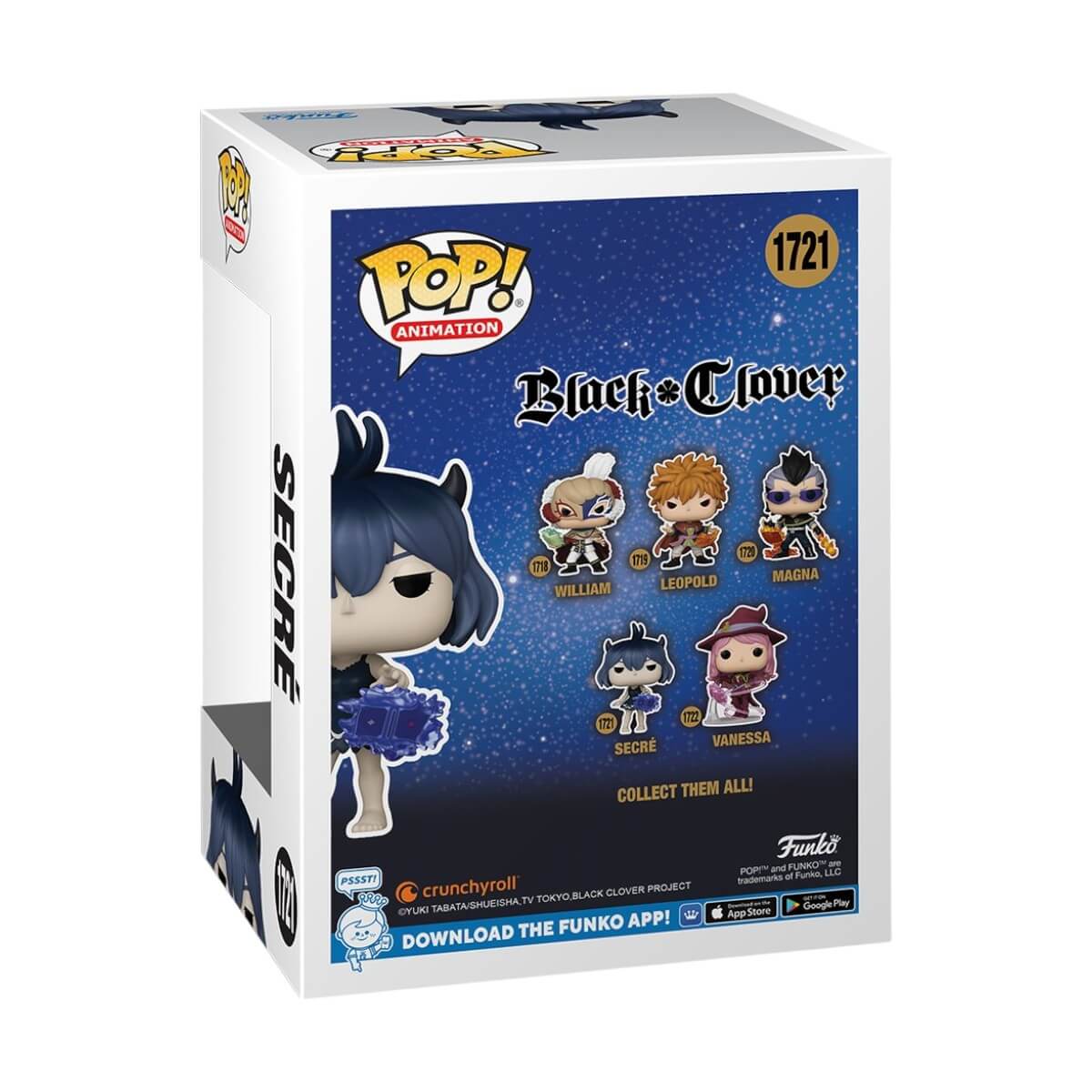Black Clover - Secré Swallowtail (1721) Funko Pop! Animation Anime Vinyl Figure 11 cm
