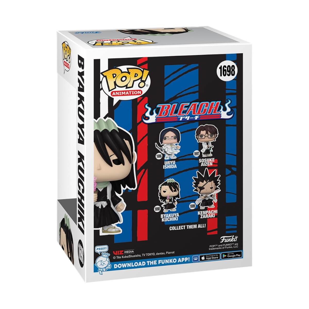 Bleach - Byakuya Kuchiki (1698) Funko Pop! Animation Anime Vinyl Figure 10 cm