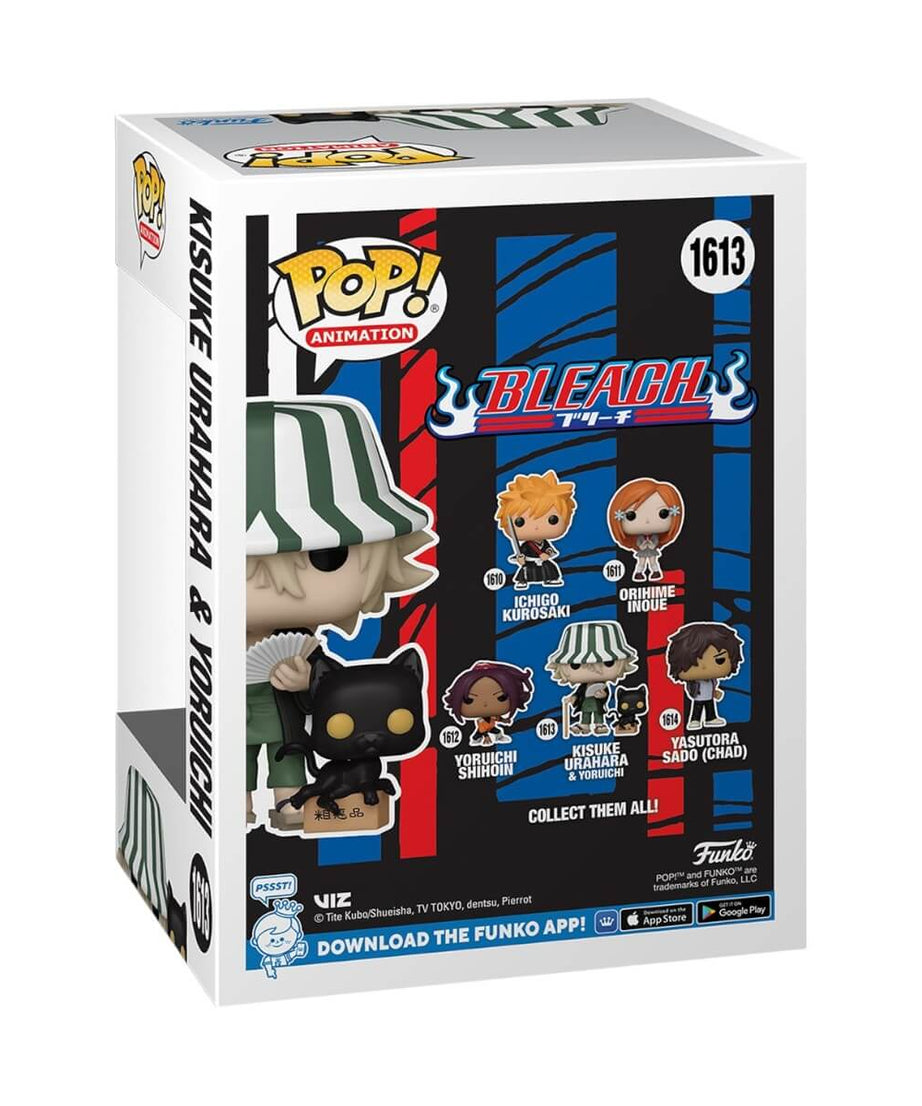 Bleach - Kisuke Urahara & Yoruichi Shihoin (1613) Funko Pop! Animation Anime Vinyl Figure 11 cm