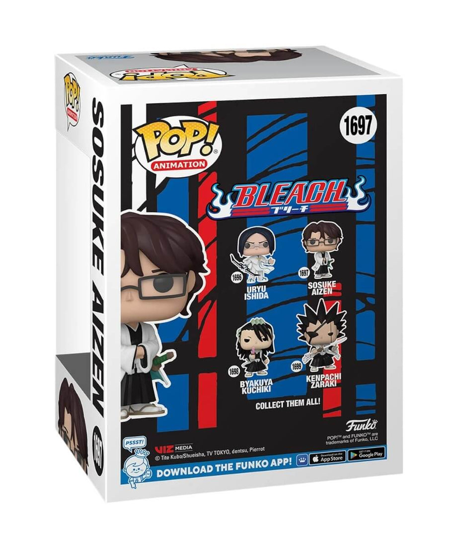 Bleach - Sosuke Aizen (1697) Funko Pop! Animation Anime Vinyl Figure 10 cm
