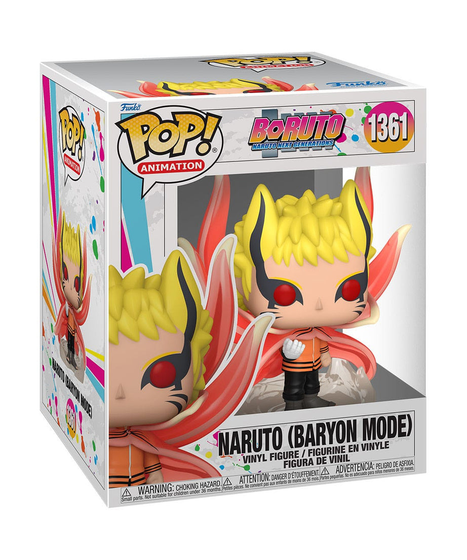 Boruto: Naruto Next Generations - Naruto (Baryon Mode) (1361) Super Sized Funko Pop! Vinyl Figure 15 cm