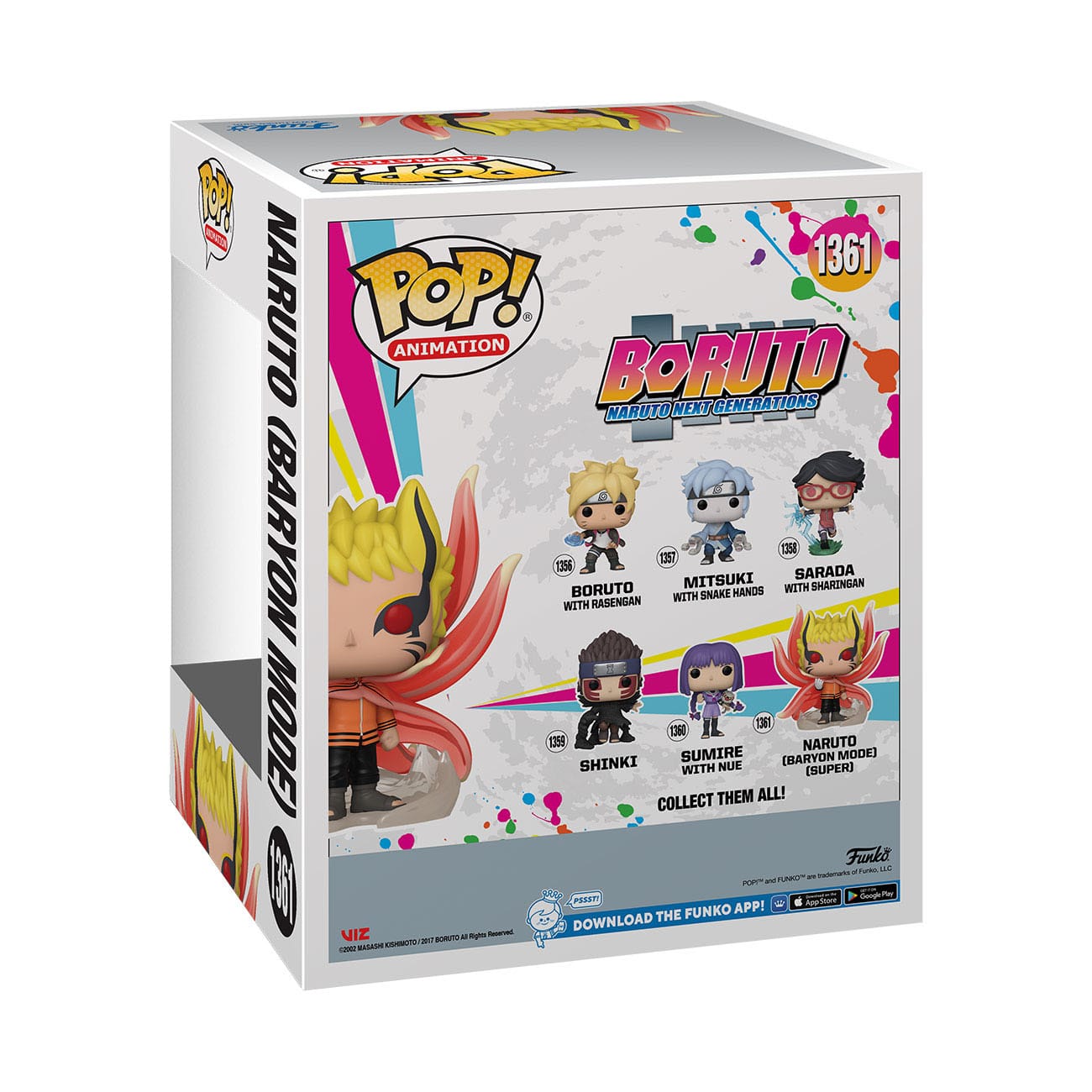 Boruto: Naruto Next Generations - Naruto (Baryon Mode) (1361) Super Sized Funko Pop! Vinyl Figure 15 cm