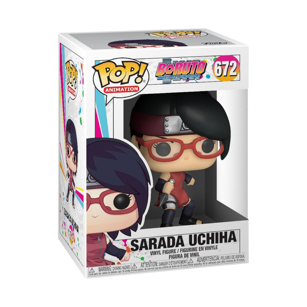 Boruto: Naruto Next Generations - Sarada Uchiha (672) Funko POP! Animation Vinyl Figure 9 cm