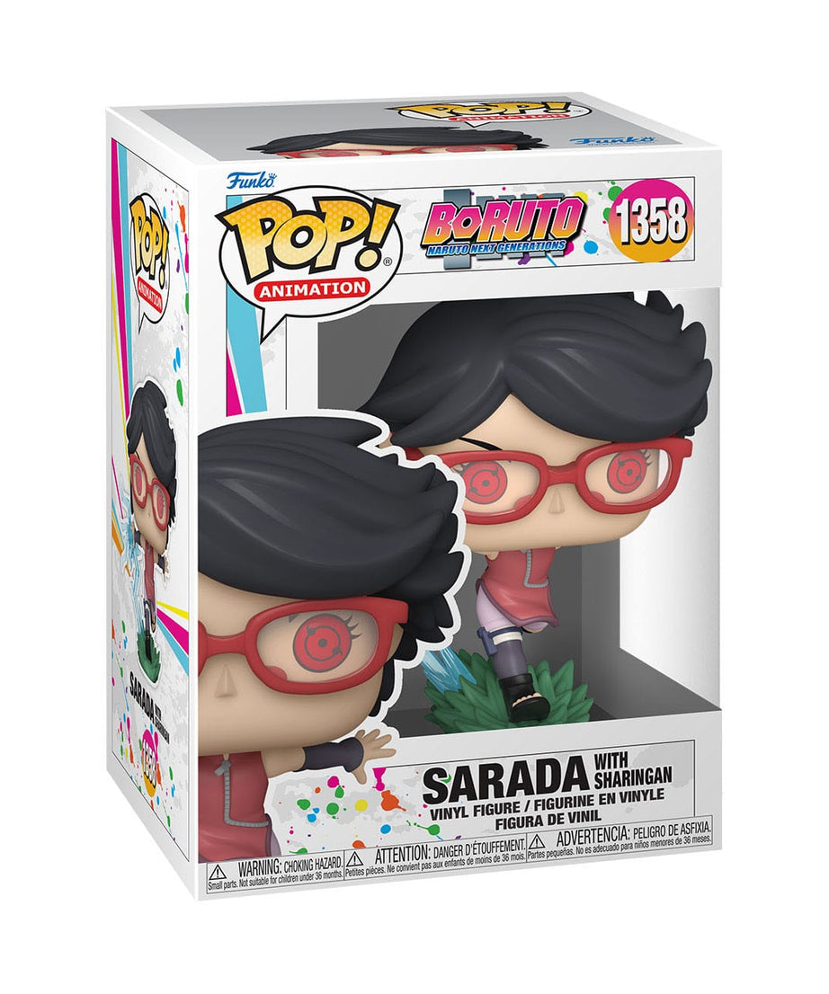 Boruto: Naruto Next Generations - Sarada with Sharingan (1358) Funko Pop! Animation Vinyl Figure 9 cm