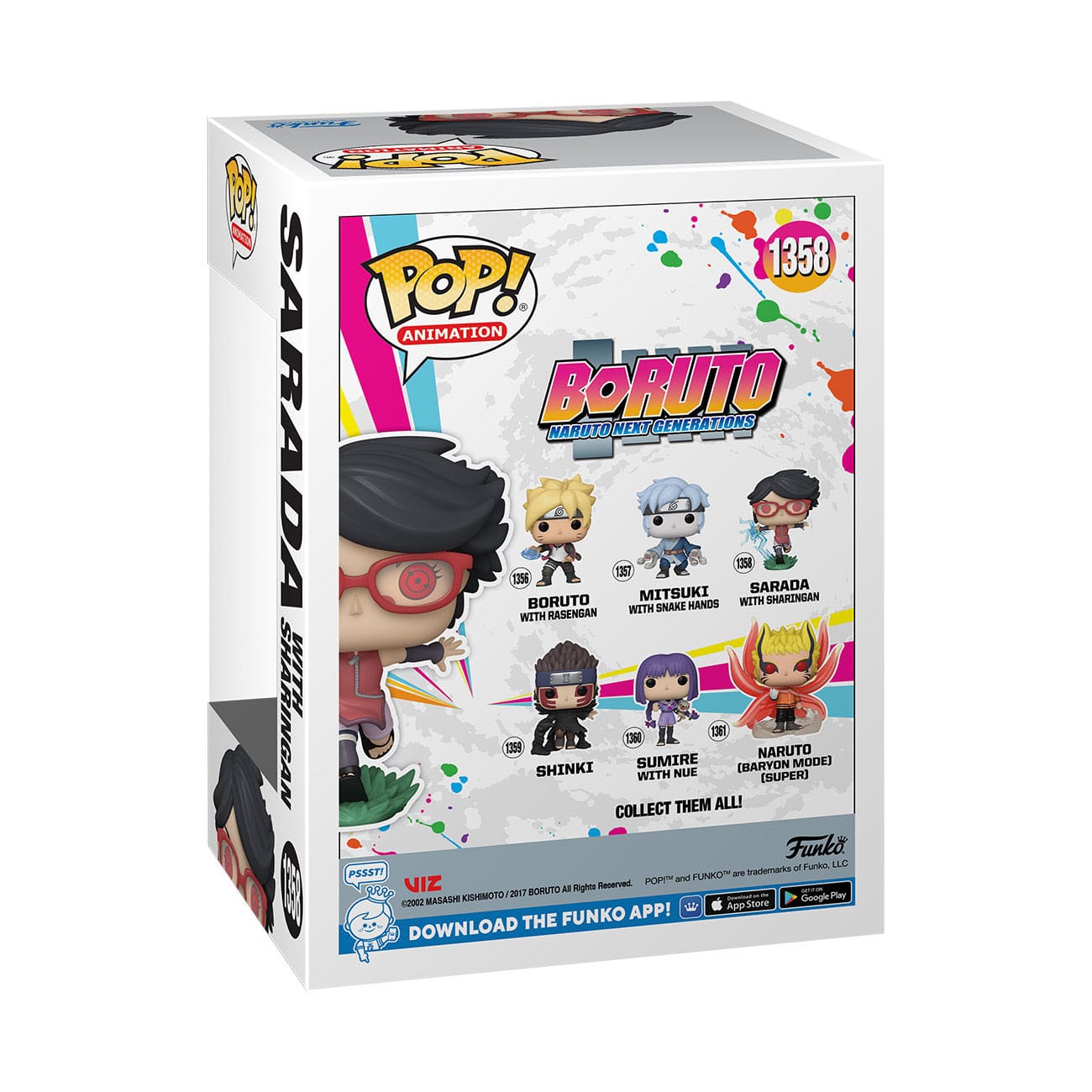 Boruto: Naruto Next Generations - Sarada with Sharingan (1358) Funko Pop! Animation Vinyl Figure 9 cm