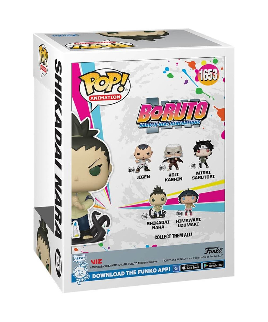 Boruto: Naruto Next Generations - Shikadai Nara (1653) Funko Pop! Animation Anime Vinyl Figure 9 cm