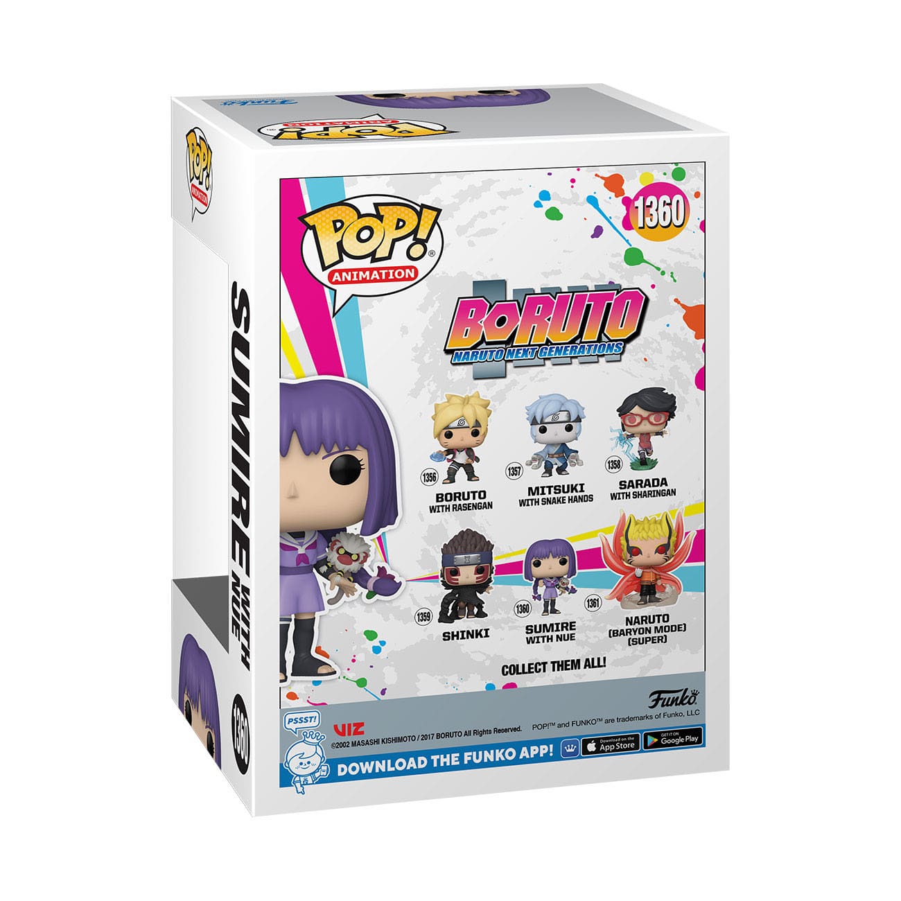 Boruto: Naruto Next Generations - Sumire with Nue (1360) Funko POP! Animation Vinyl Figure 9 cm