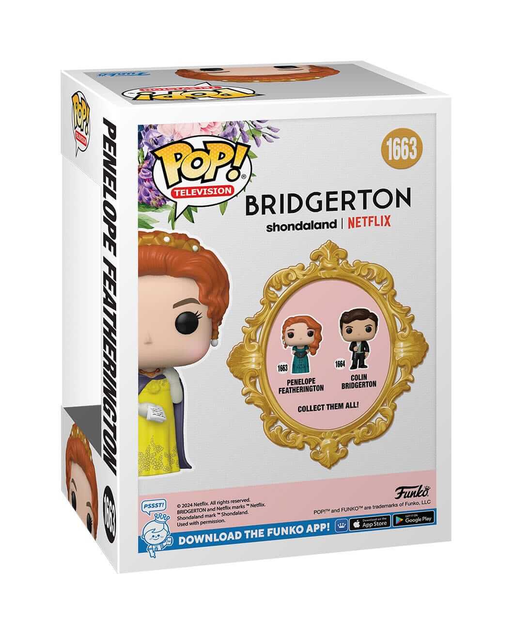 Bridgerton - Penelope Featherington CHASE (1663) Funko Pop! Television Netflix TV Shondaland Vinyl Figure 9 cm
