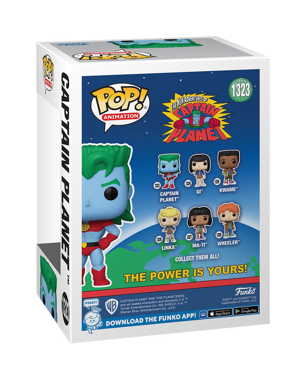 Captain Planet and the Planeteers - Captain Planet (1323) Funko Pop! Animation Vinyl Figure 9 cm
