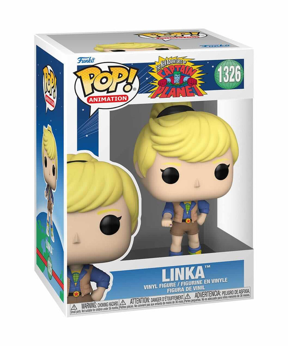 Captain Planet and the Planeteers - Linka (1326) Funko Pop! Animation Vinyl Figure 9 cm