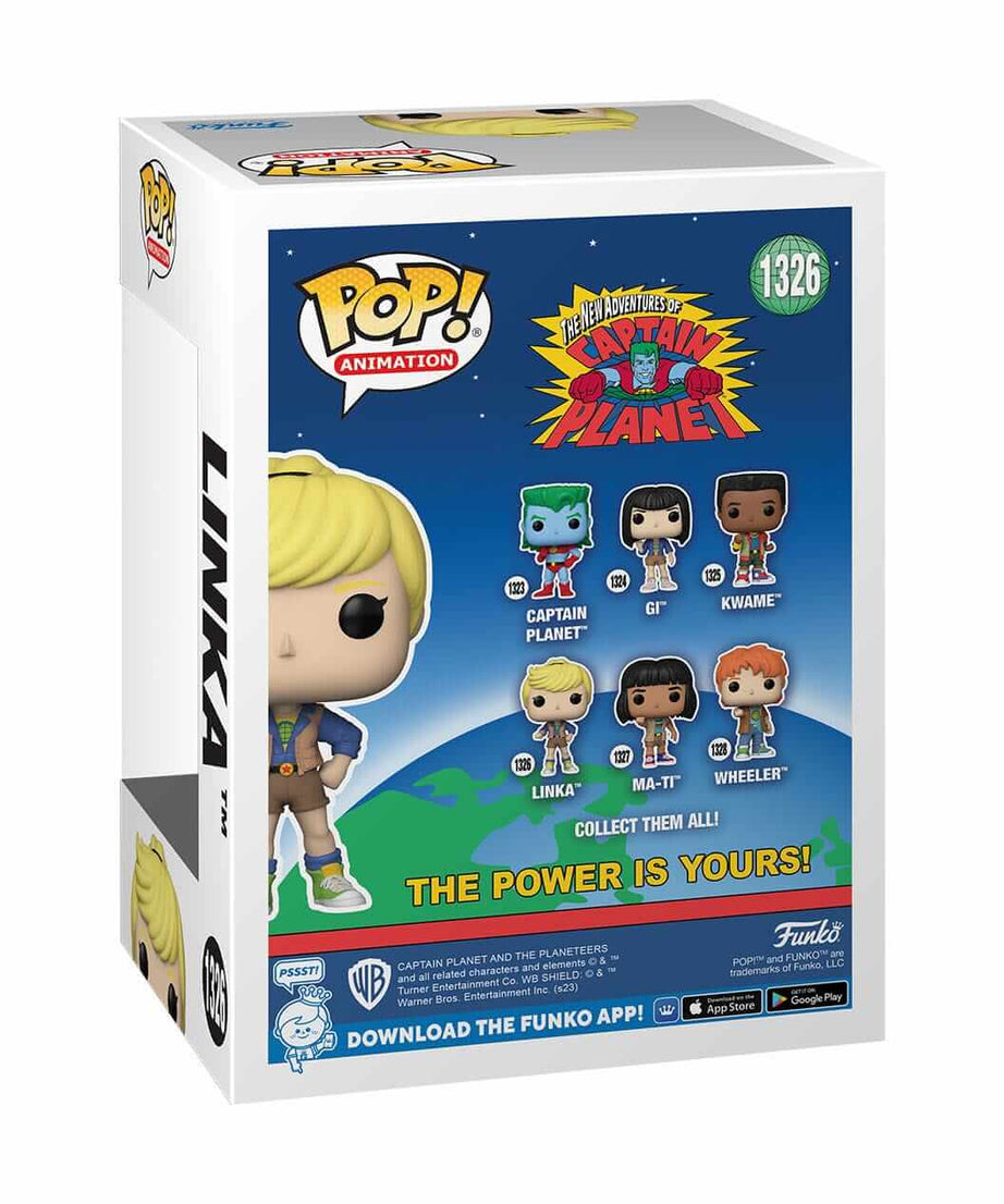 Captain Planet and the Planeteers - Linka (1326) Funko Pop! Animation Vinyl Figure 9 cm
