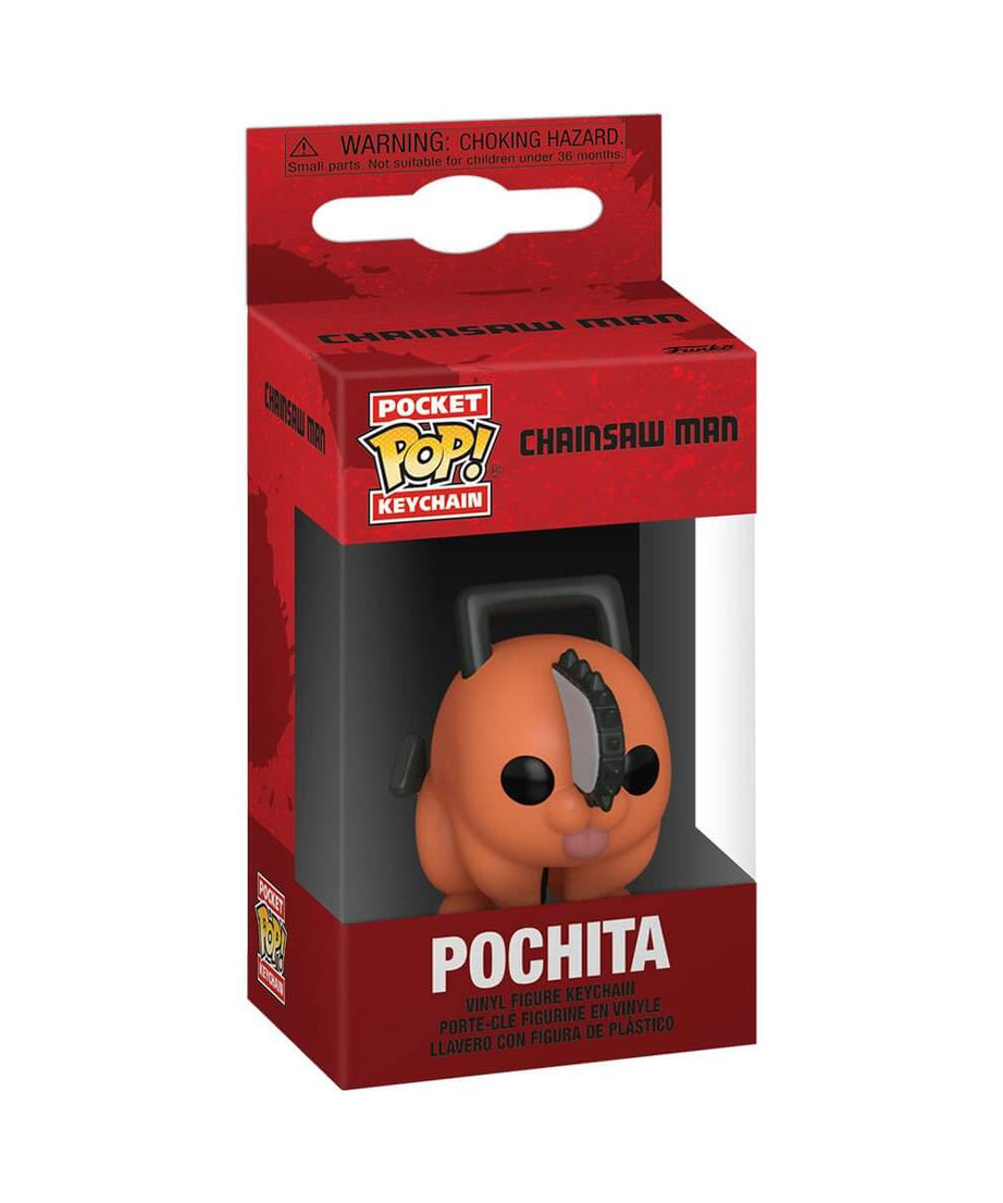 Chainsaw Man - Pochita Funko Pop! Pocket Keychain Portachiavi Vinyl 4 cm