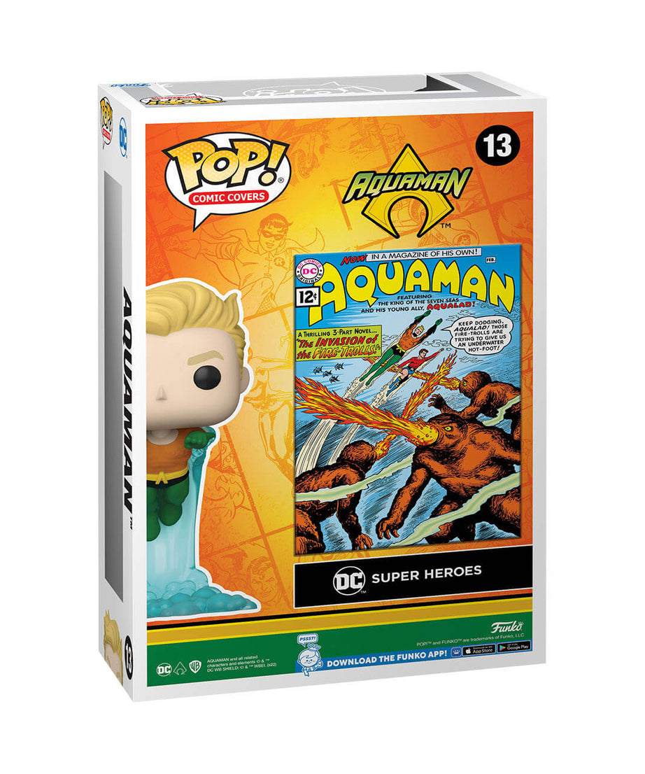 DC Comics - Aquaman (13) Funko Pop! Comic Covers Vinyl Figure 9 cm