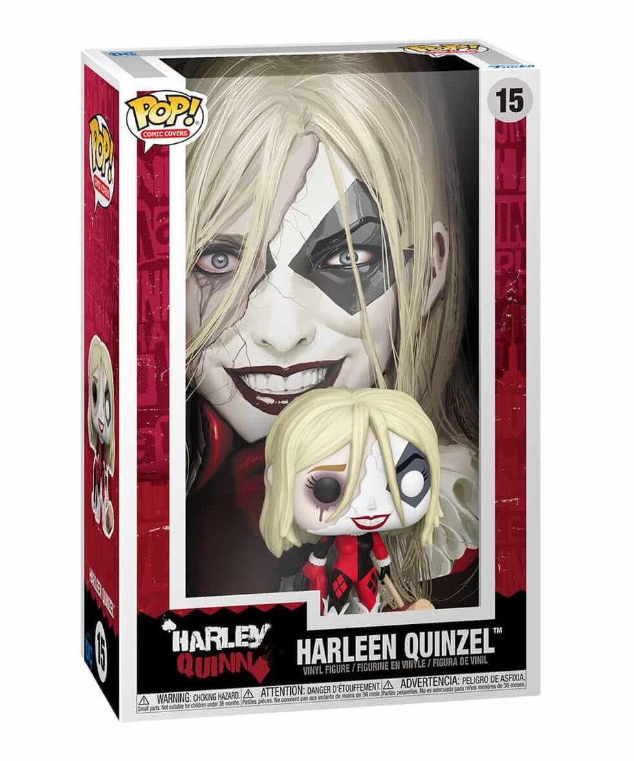 DC Superheroes - Harleen Quinzel (15) Funko Pop! Comic Covers Harley Quinn Vinyl Figure 9 cm