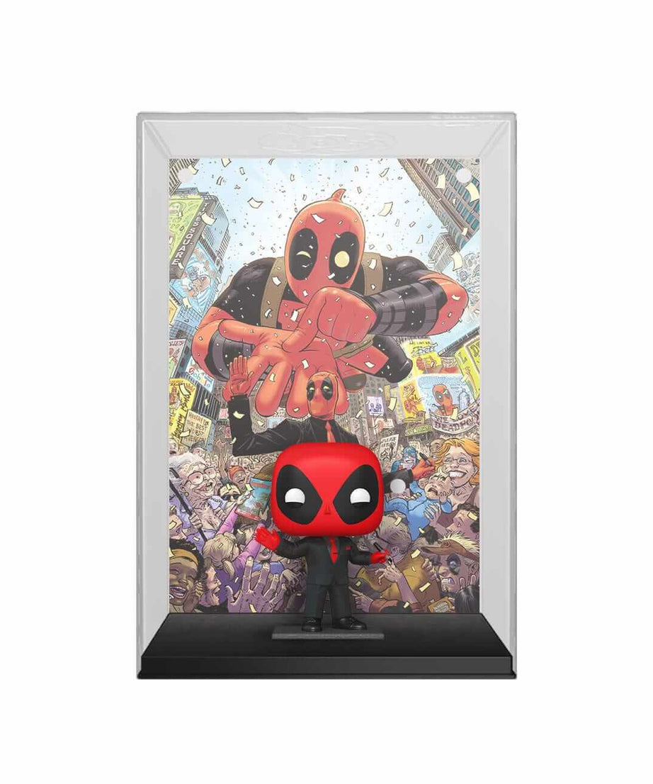 Deadpool (2025) #1 - Deadpool in Black Suit (46) Funko Pop! Comic Covers Marvel Vinyl Figure 9 cm