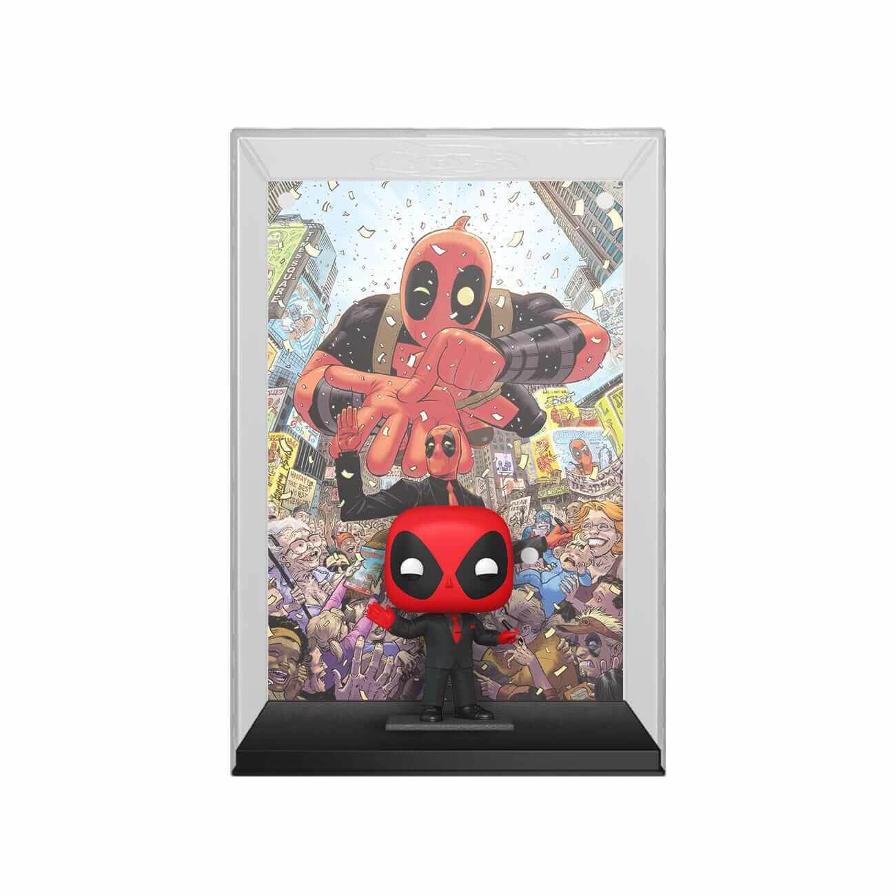 Deadpool (2025) #1 - Deadpool in Black Suit (46) Funko Pop! Comic Covers Marvel Vinyl Figure 9 cm