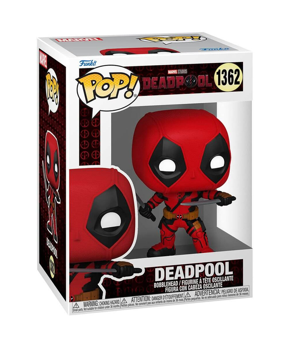 Deadpool & Wolverine - Deadpool with Swords (1362) Funko Pop! Marvel Vinyl Figure 10 cm