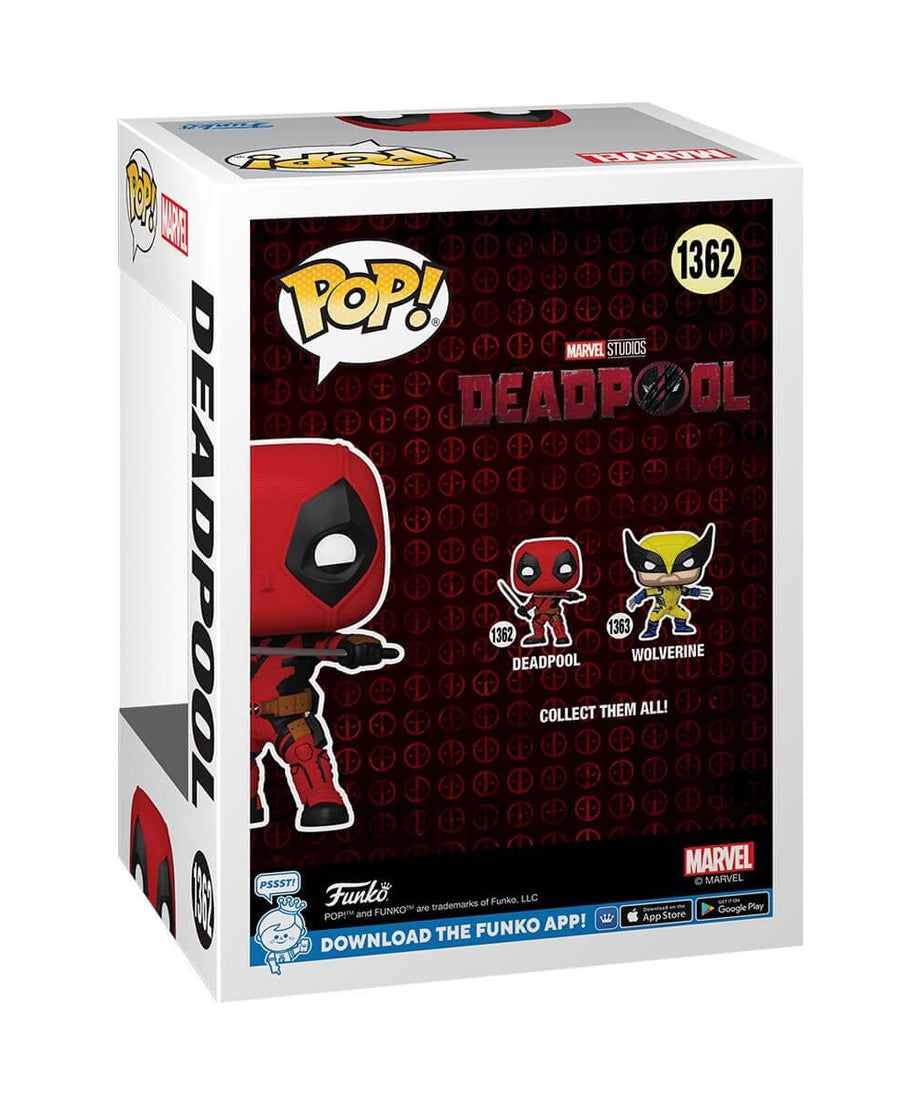 Deadpool & Wolverine - Deadpool with Swords (1362) Funko Pop! Marvel Vinyl Figure 10 cm